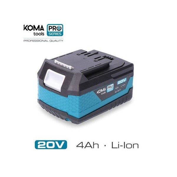 BATERIA LITIO 20V 4.0AH KOMA TOOLS PRO SERIES