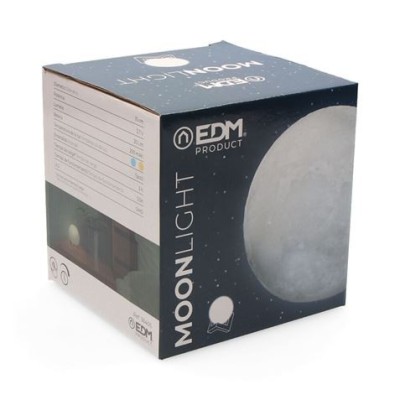 LUZ FRIA / CALIDA LUNA RECARGABLE 6LEDS 20LUMENS 15CM EDM