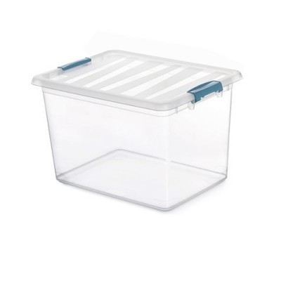 CAJA KATLA TRANSPARENTE 20 LITROS CON ASAS ERGONOMICAS 39X29X25.5CM