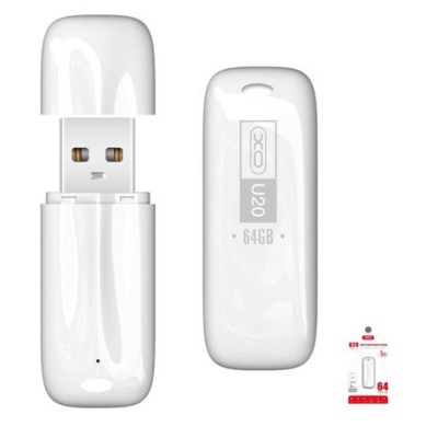 PENDRIVE U20 64GB USB 2.0 BLANCO XO