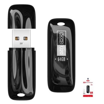 PENDRIVE U20 64GB USB 2.0 NEGRO XO