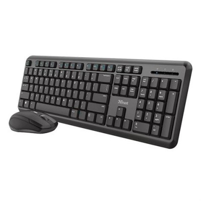 TECLADO+RATON TRUST TKM-350 WIRELESS | RESISTE LIQUIDOS