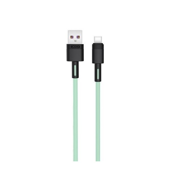 CABLE NBQ166 CARGA RAPIDA USB - TIPO C | 5A | 1 METRO | VERDE XO