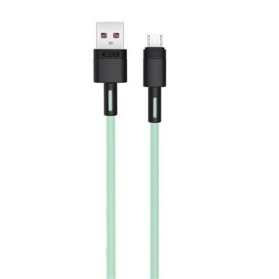 CABLE NBQ166 CARGA RAPIDA USB - MICRO USB | 5A | 1 METRO | VERDE XO