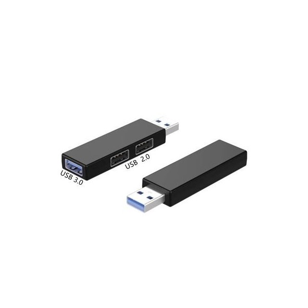 HUB USB 3 PUERTOS | 2 X USB 2.0 | 1 X USB 3.0 CROMAD