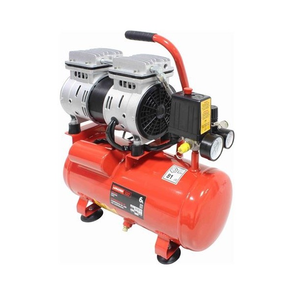 COMPRESOR 6L 0,75HP SILENCIOSO MADER