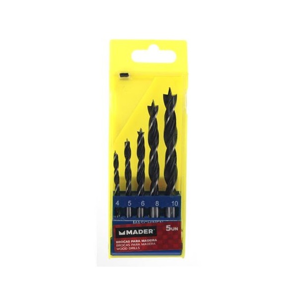 JUEGO 5 PCS BROCAS PARA MADERA MADER