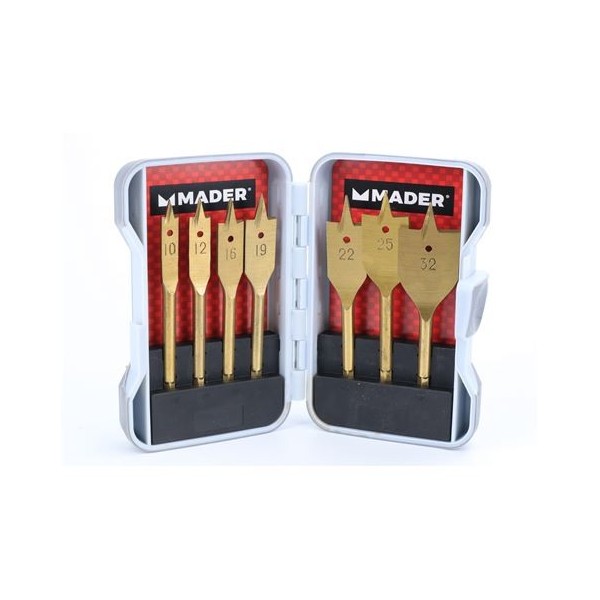 JUEGO 7 PCS BROCAS ALETAS MADERA MADER