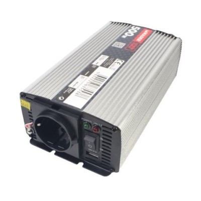 INVERSOR DE CORRIENTE 500W. 12V. MADER