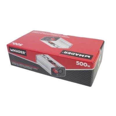 INVERSOR DE CORRIENTE 500W. 12V. MADER