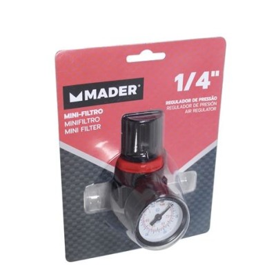 MINI FILTRO REGULADOR DE PRESIÓN, 1/4, RP182 MADER