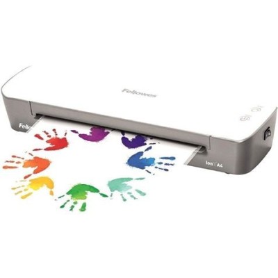 PLASTIFICADORA A4 ION 80-125 MICRAS GRIS/BLANCA FELLOWES