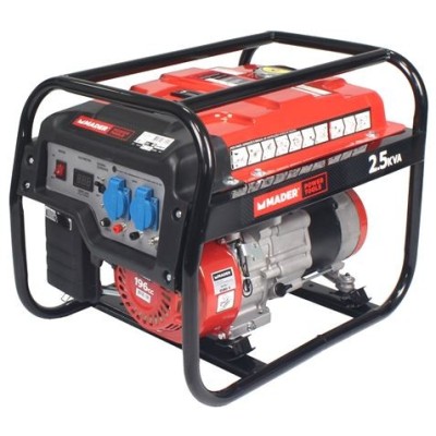 GENERADOR GASOLINA MONOFASICO 2.5 Kva. 2500W MADER