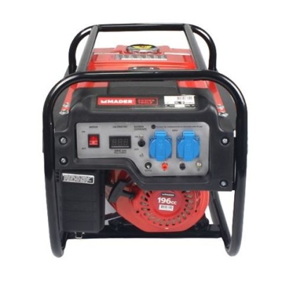 GENERADOR GASOLINA MONOFASICO 2.5 Kva. 2500W MADER