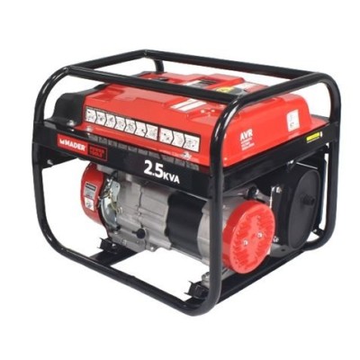 GENERADOR GASOLINA MONOFASICO 2.5 Kva. 2500W MADER