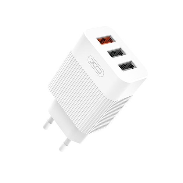 CARGADOR DE CORRIENTE L72 18W QUICK CHARGE 3.0 | 3 X USB XO