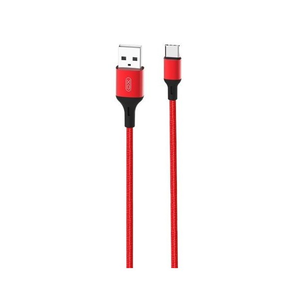 CABLE NB143 CORDON USB - TIPO C | 2.4A | 2 MTR | ROJO XO