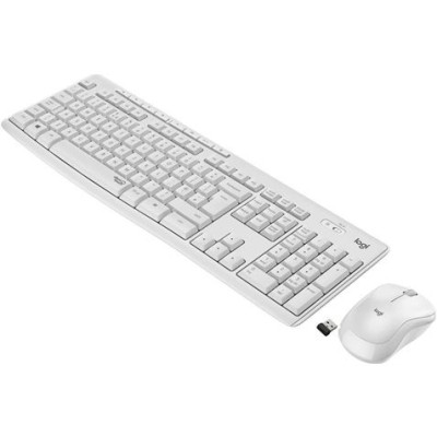 TECLADO + RATON LOGITECH MK295 WIRELESS WHITE