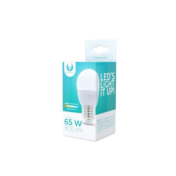 BOMBILLA LED G45 | 10W | 900LM | E27 | LUZ CALIDA | FOREVER