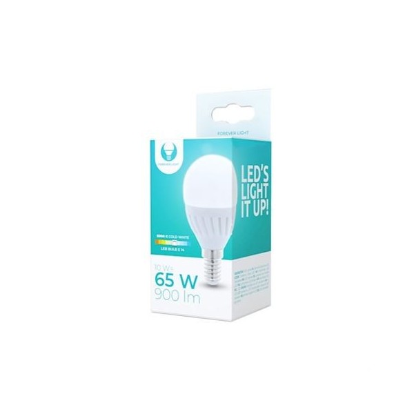 BOMBILLA LED G45 | 10W | 900LM | E14 | LUZ FRIA | FOREVER