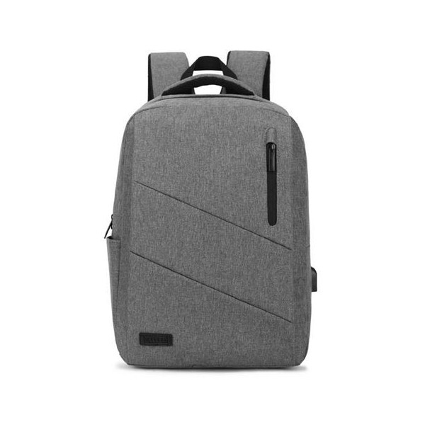 MOCHILA PARA PORTATILES HASTA 15.6 CITY BACKPACK CON USB SUBBLIM GRIS