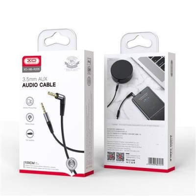 CABLE NBR205 AUDIO MINI JACK - MINI JACK 3.5MM ALUMINIO 1 METRO XO